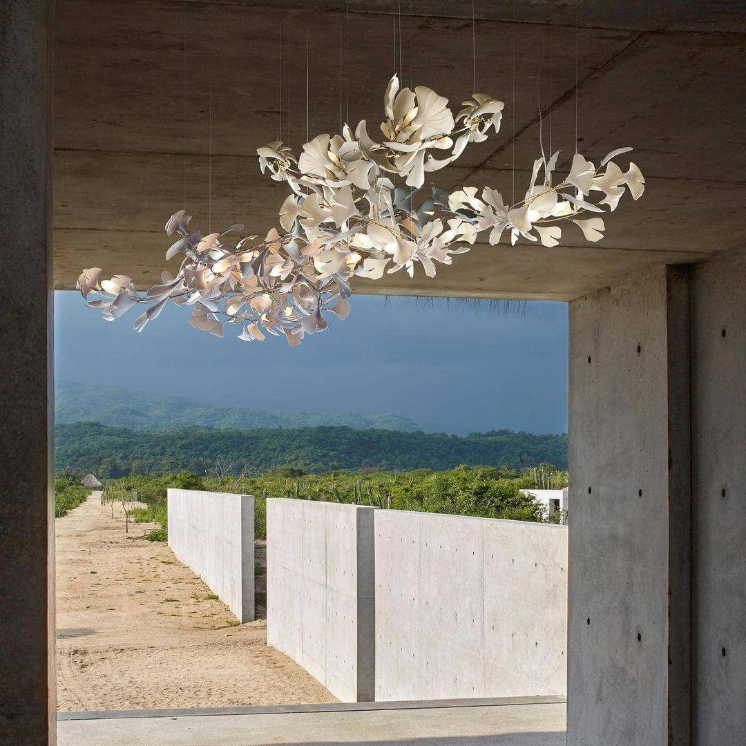 Gingko Chandelier Style J