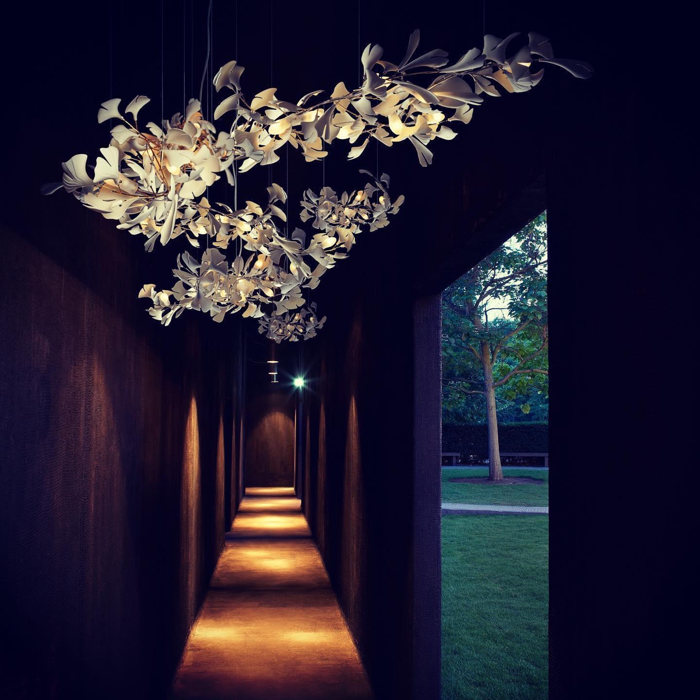 Gingko Chandelier Style J