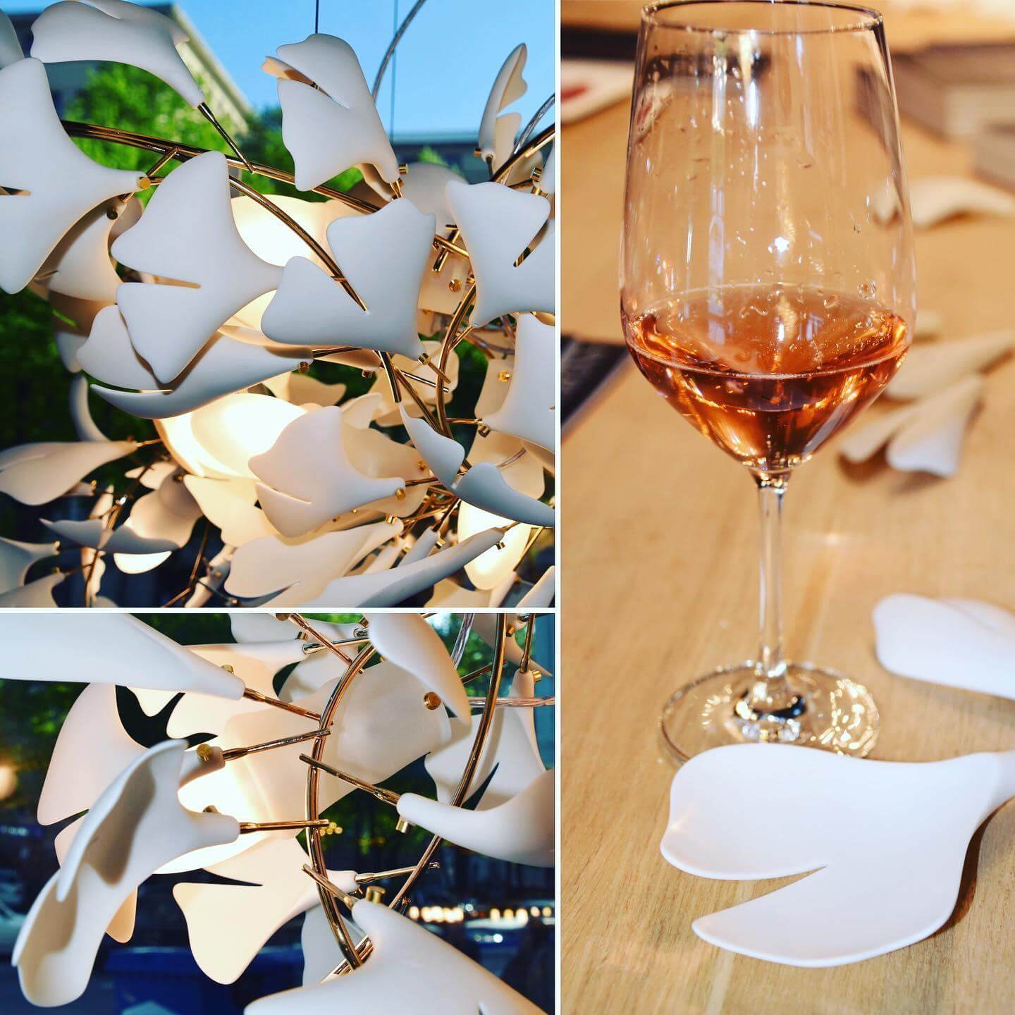 Gingko Chandelier Style J