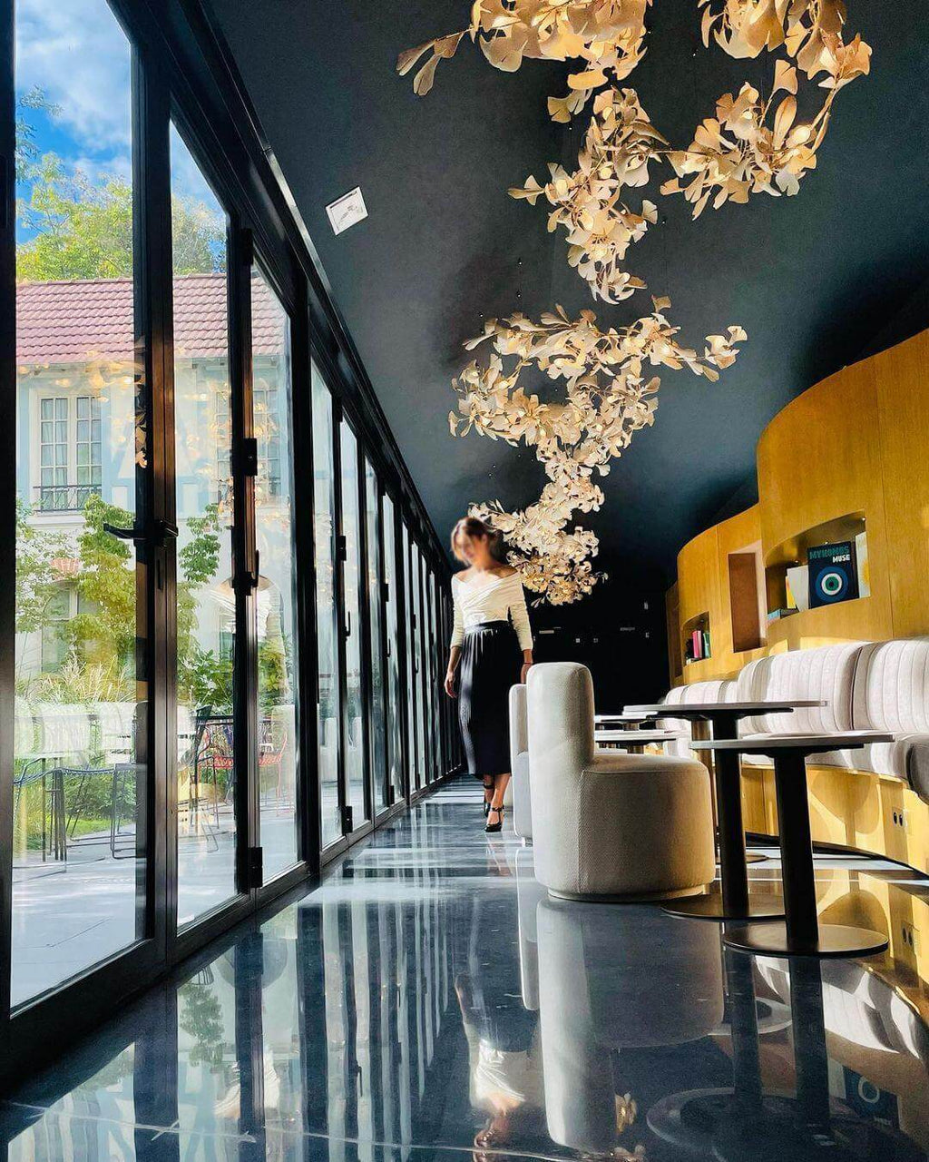 Gingko Chandelier Style J