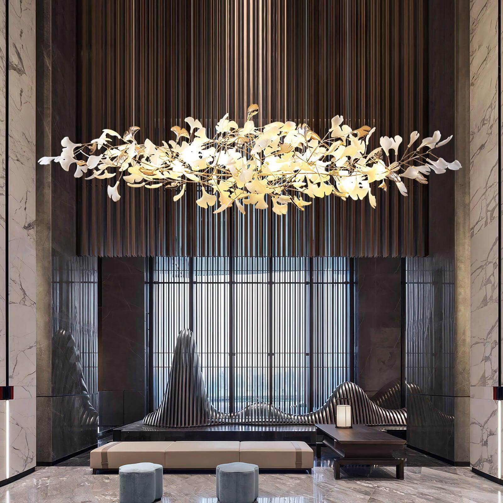 Gingko Chandelier Style K