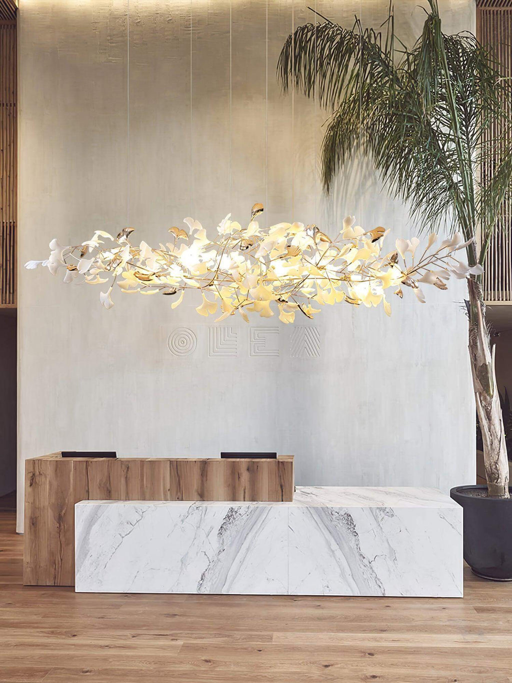 Gingko Chandelier Style K