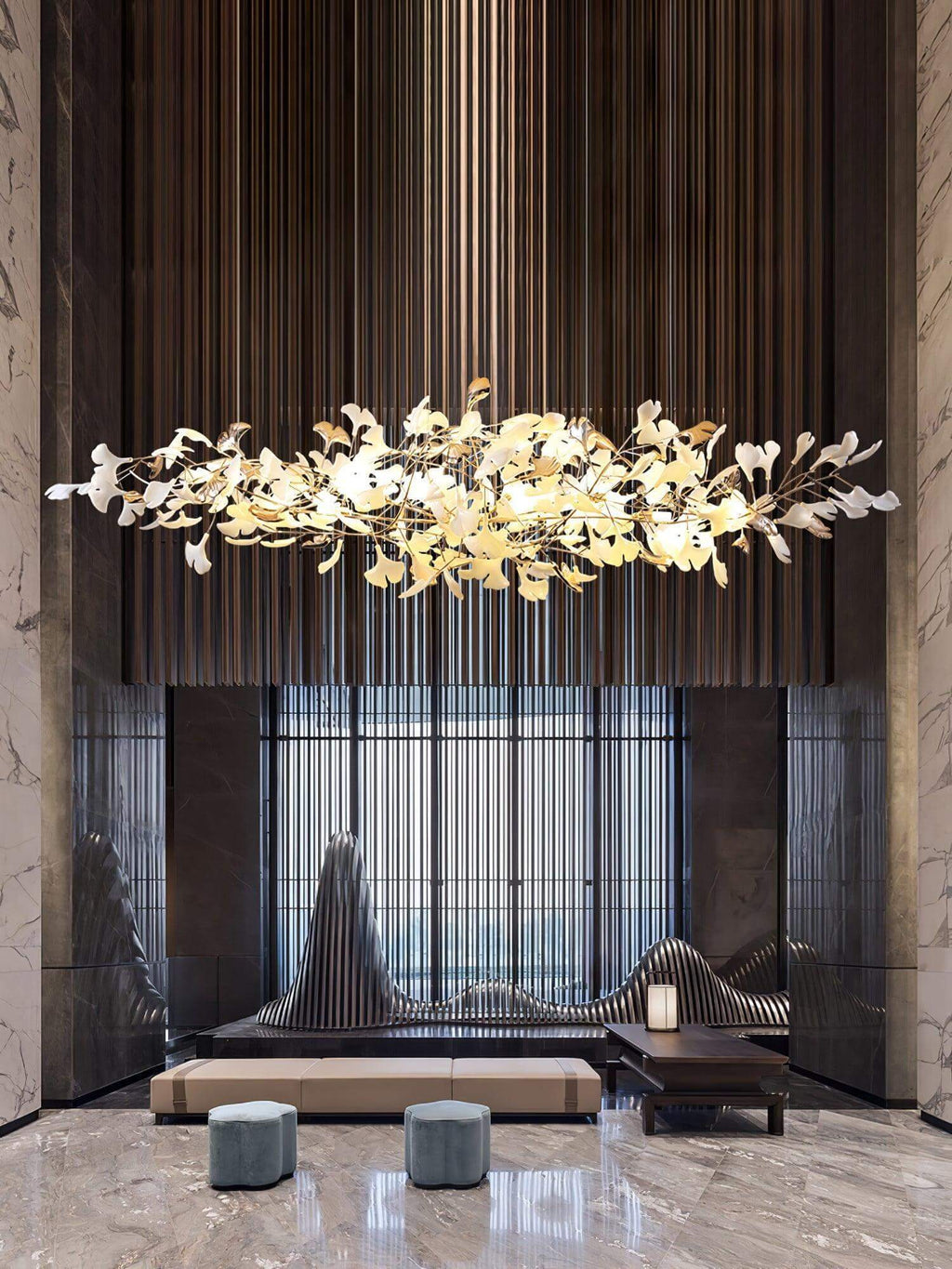 Gingko Chandelier Style K