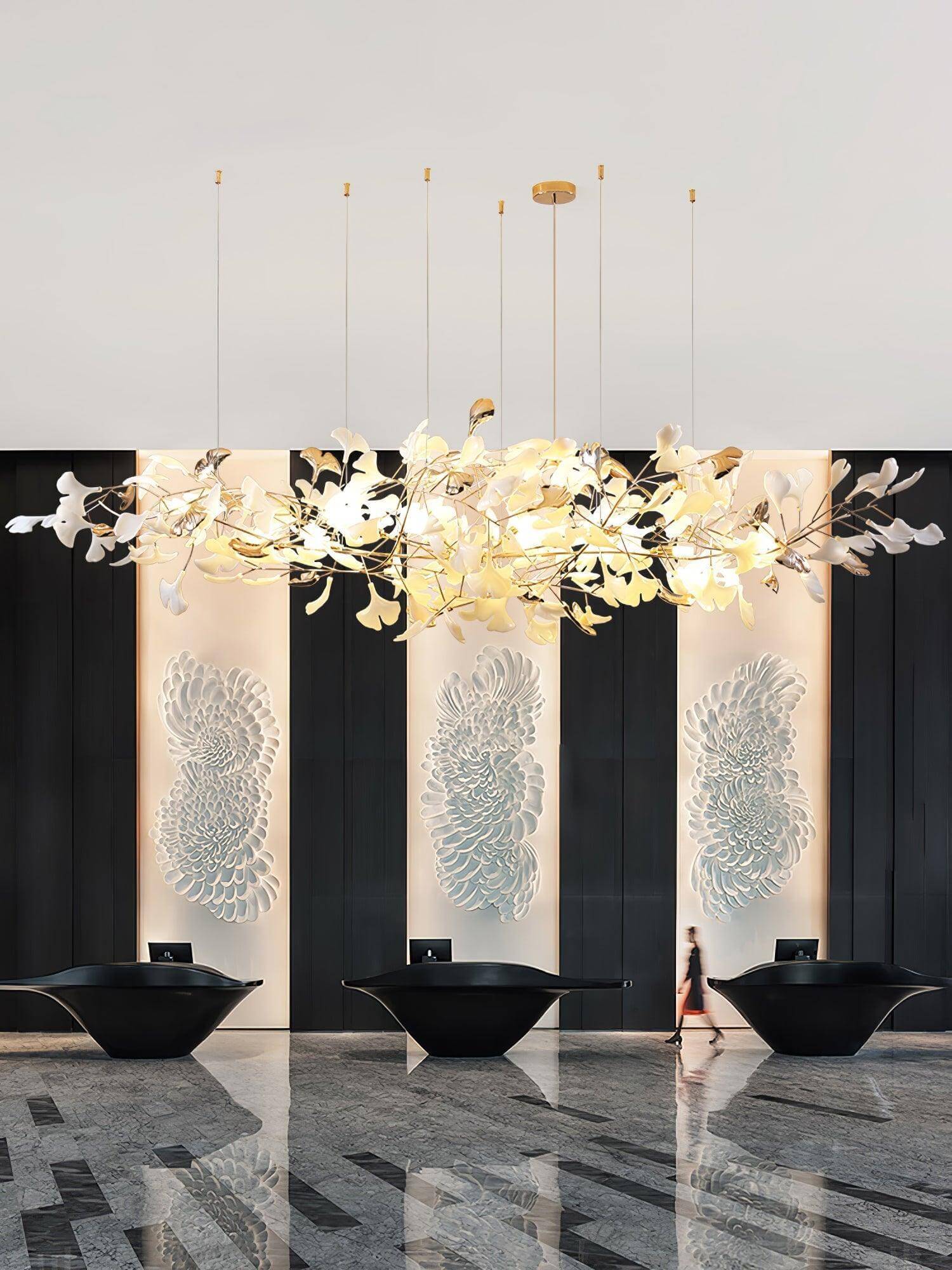 Gingko Chandelier Style K