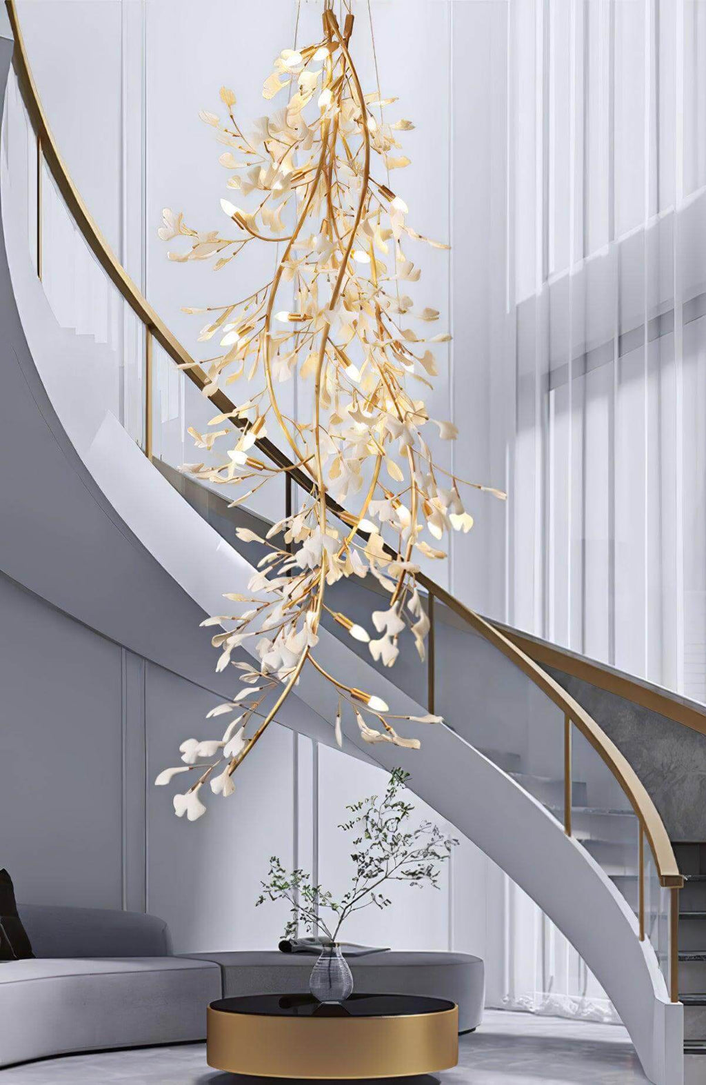Gingko Chandelier Style L