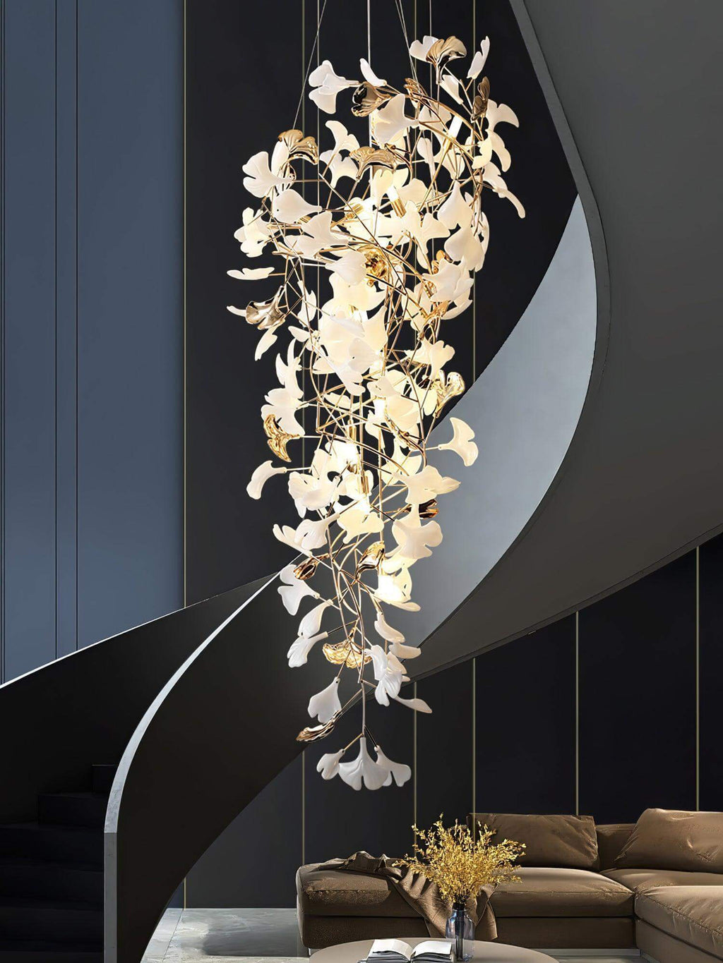 Gingko Chandelier Style L