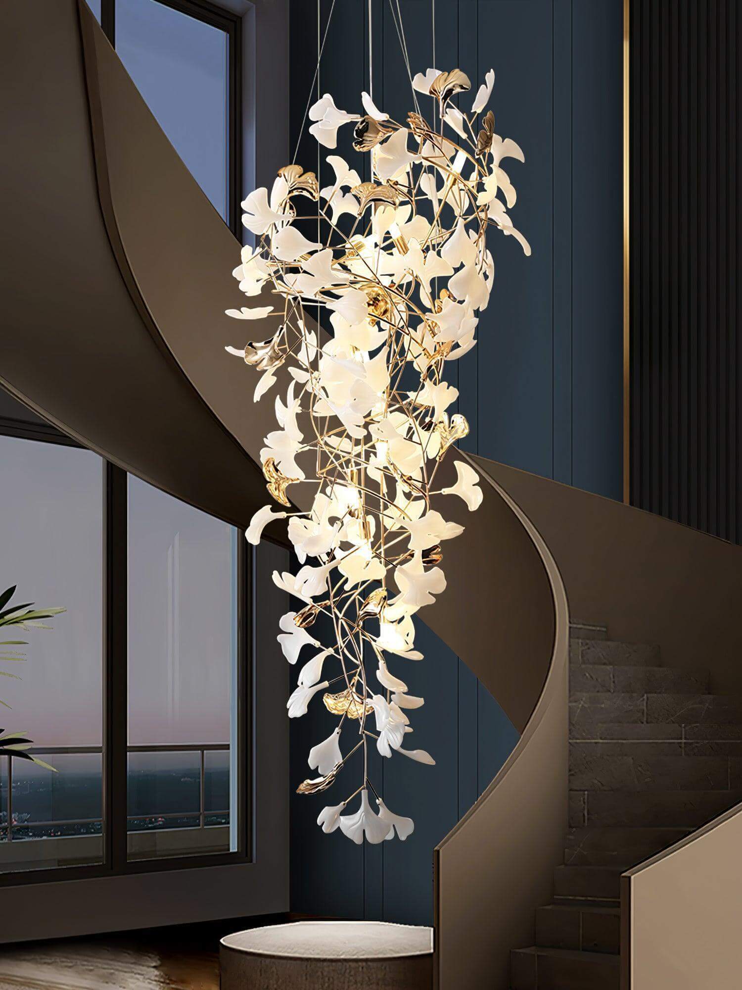 Gingko Chandelier Style L