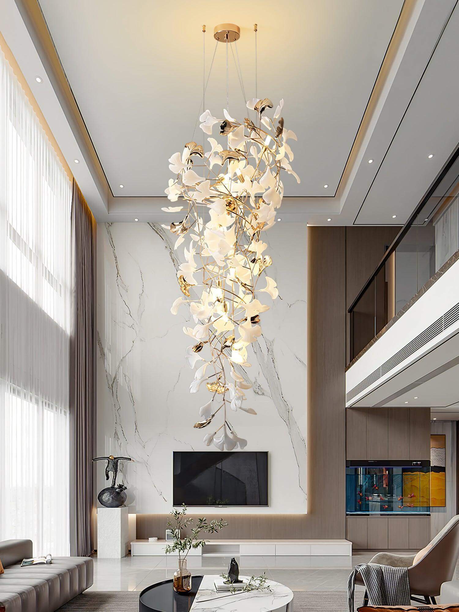 Gingko Chandelier Style L