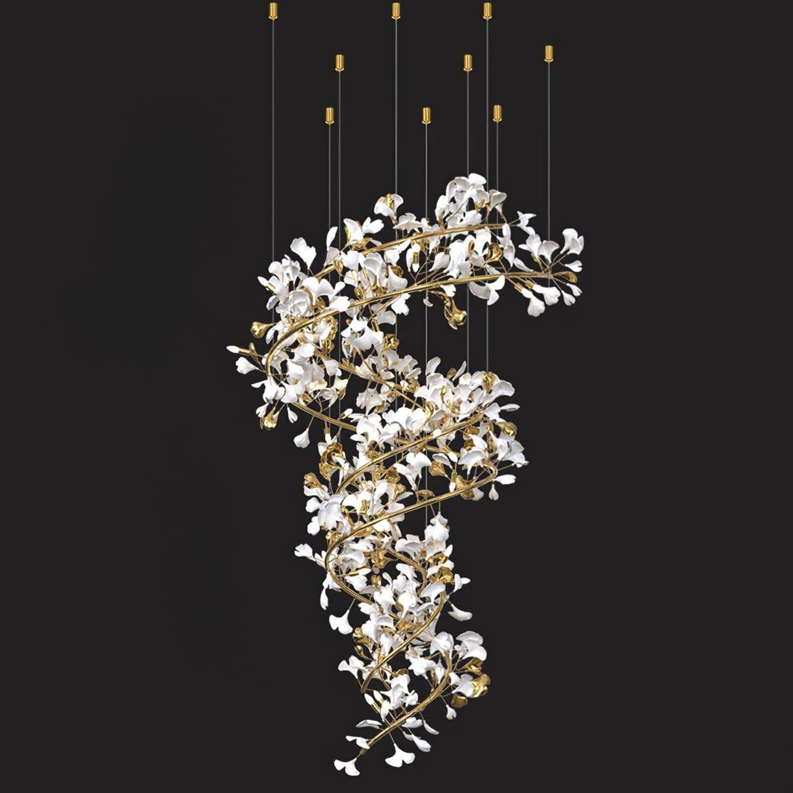 Gingko Chandelier Style M