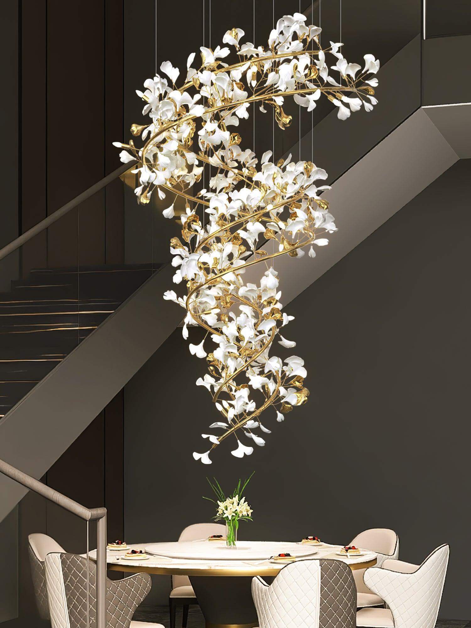 Gingko Chandelier Style M