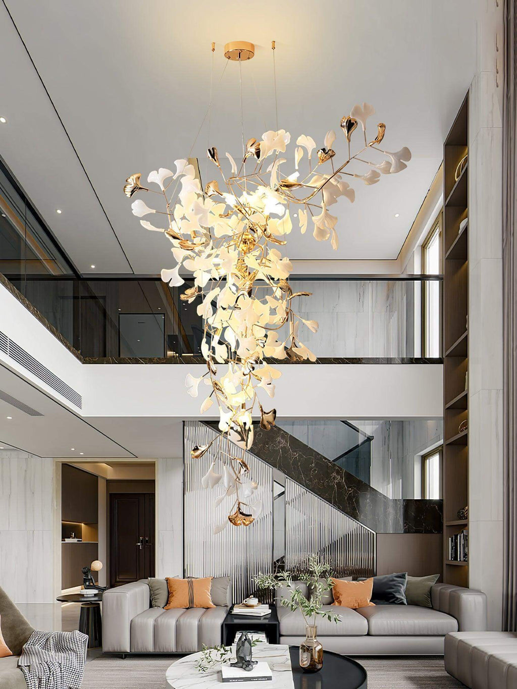 Gingko Chandelier Style M