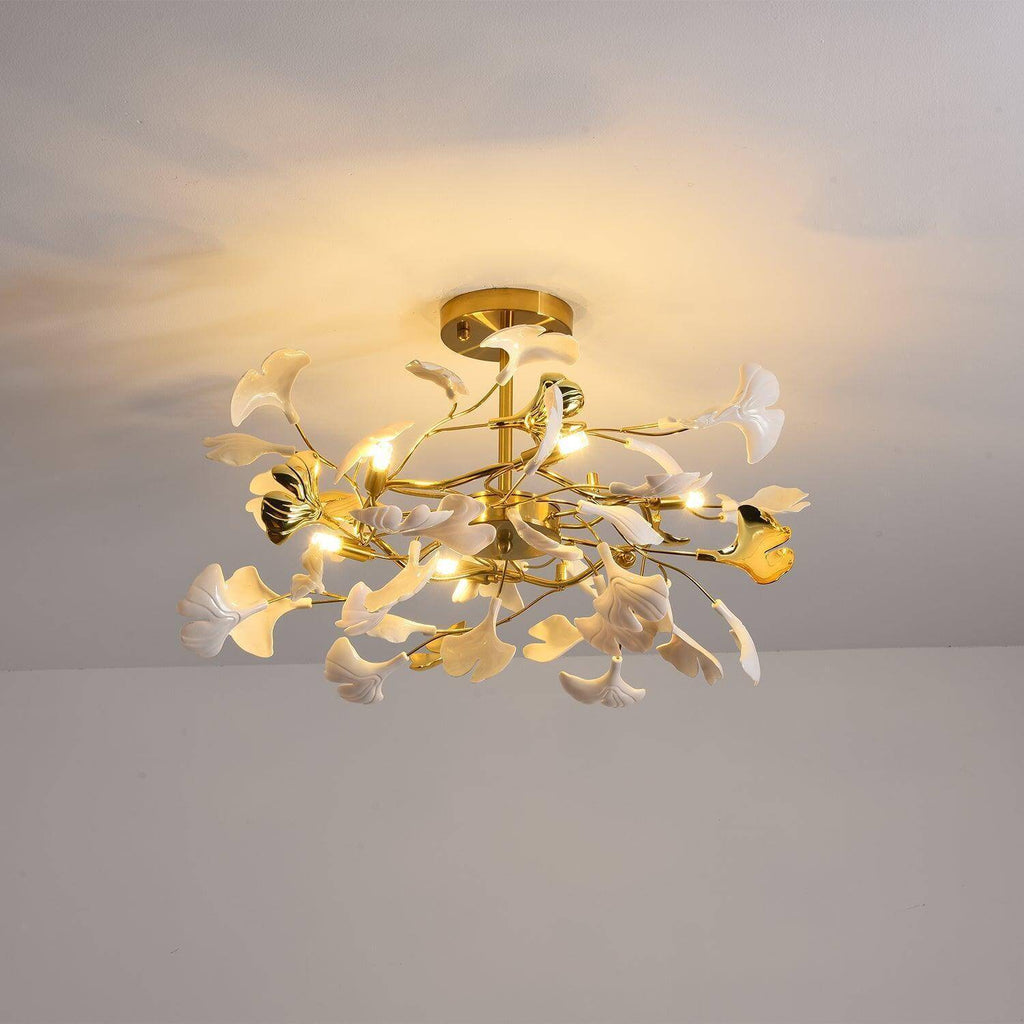 Gingko Chandelier Style G