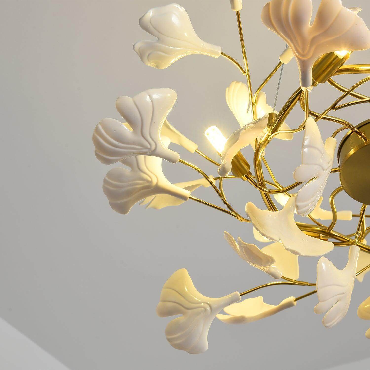 Gingko Chandelier Style G