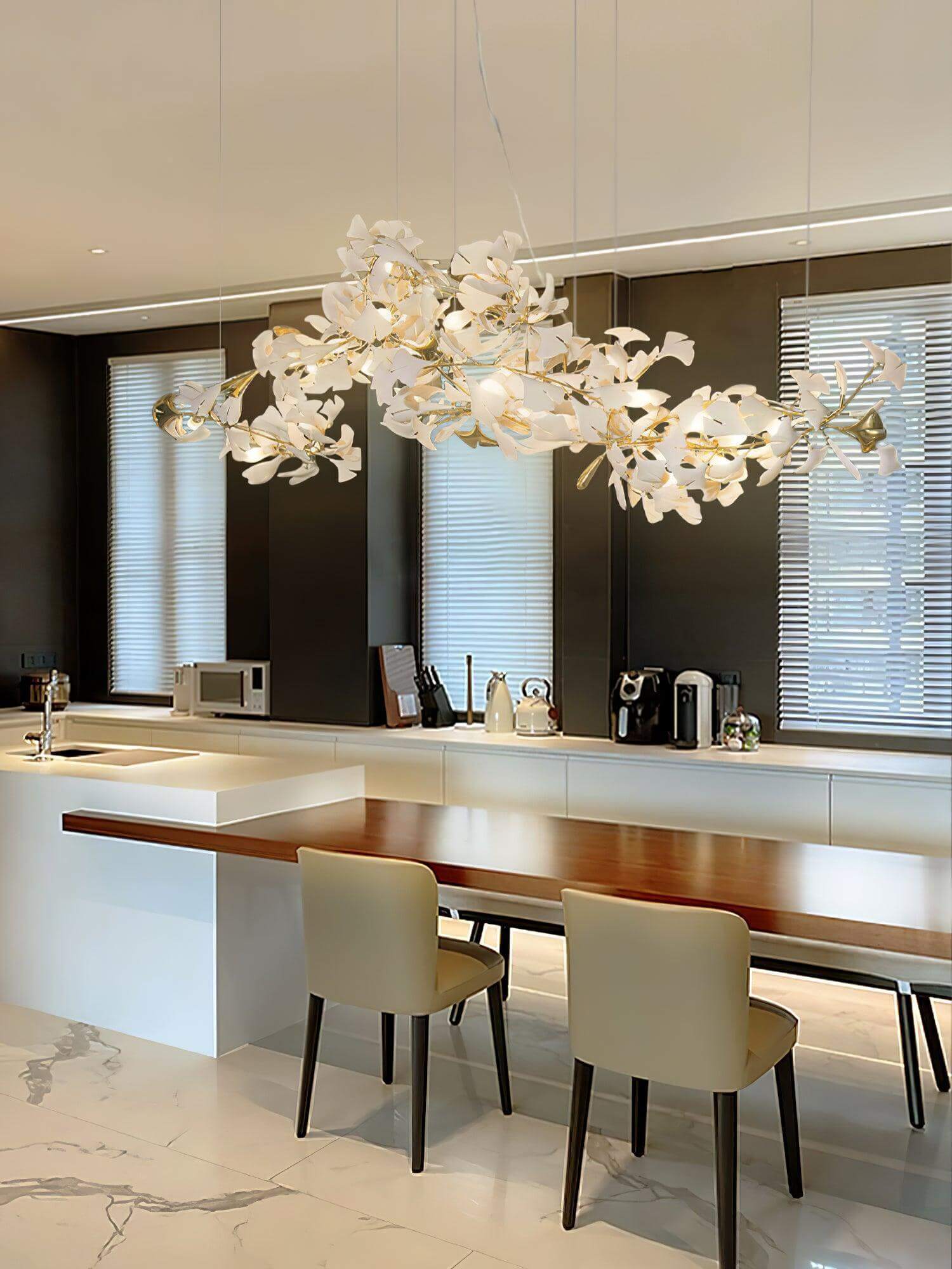 Gingko Chandelier Style A