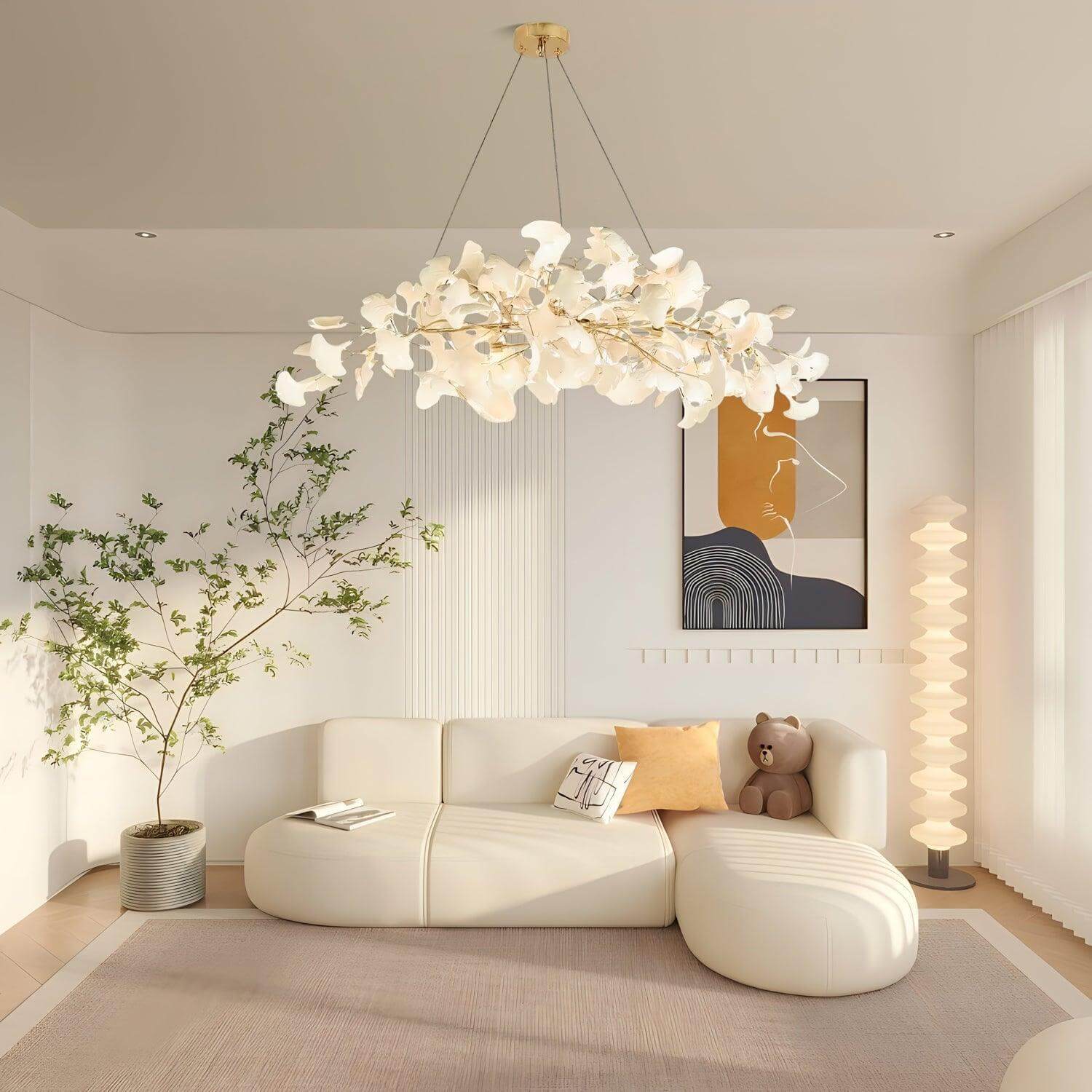 Gingko Chandelier Style A