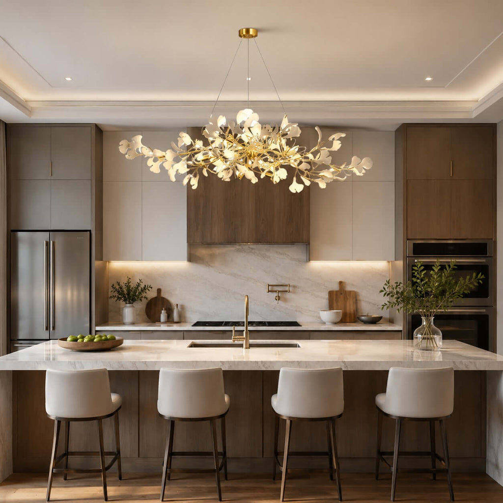 Gingko Chandelier Style C
