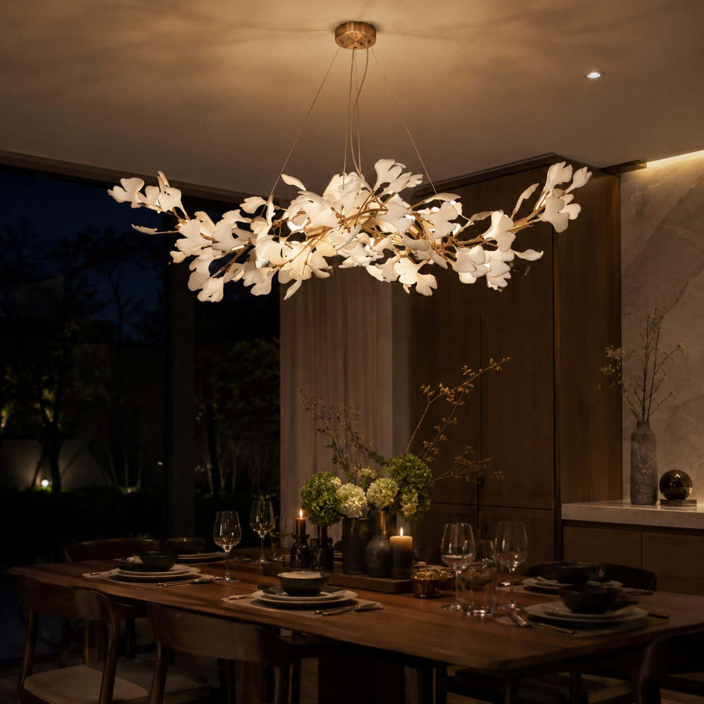 Gingko Chandelier Style C