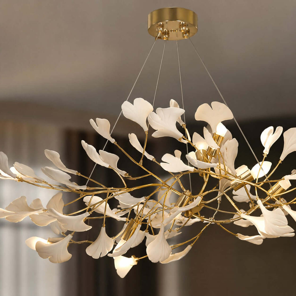 Gingko Chandelier Style C