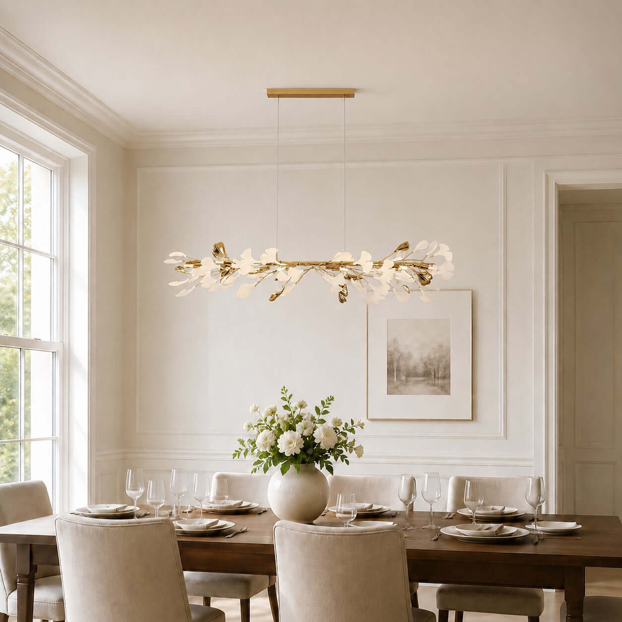Gingko Chandelier Style E