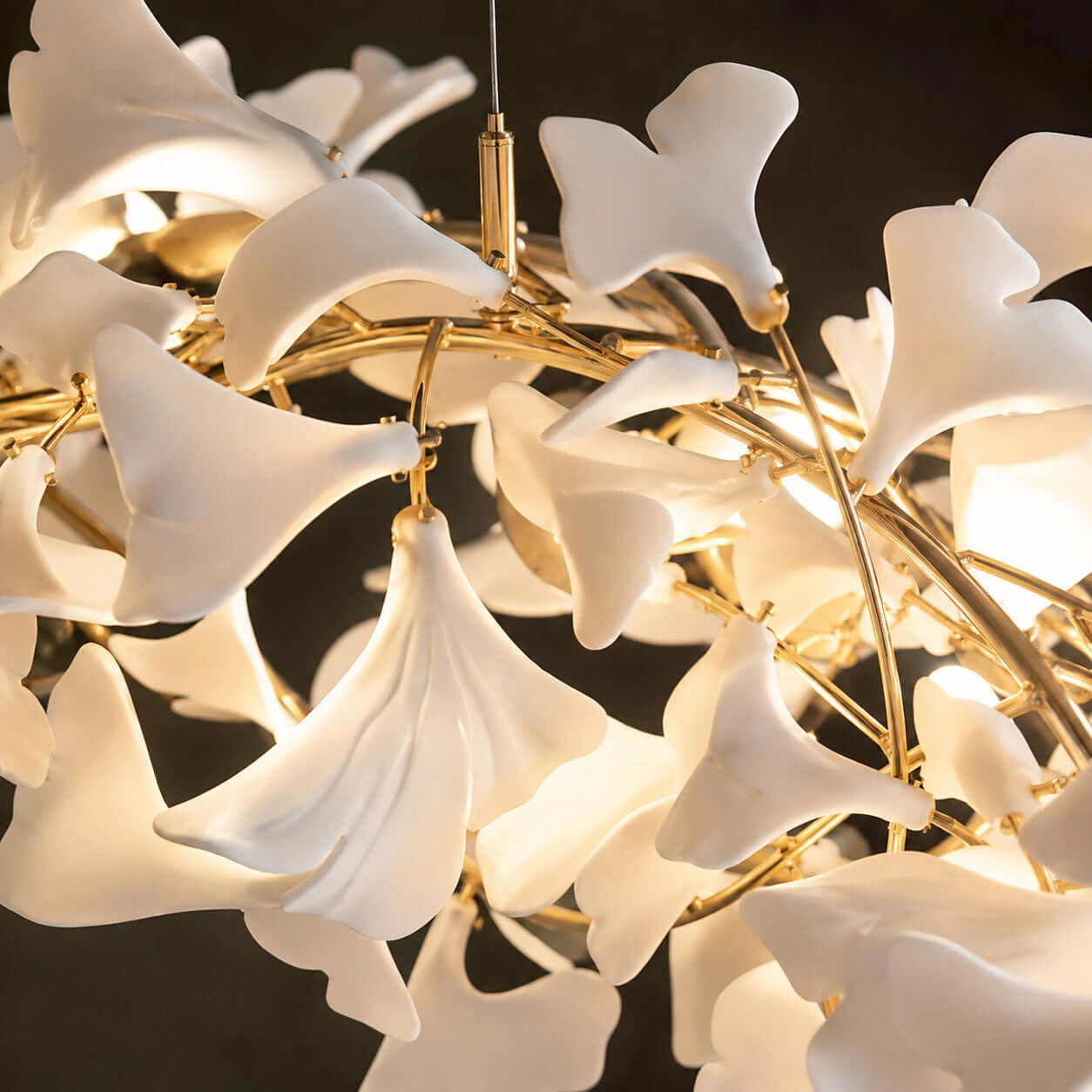 Gingko Chandelier Style H