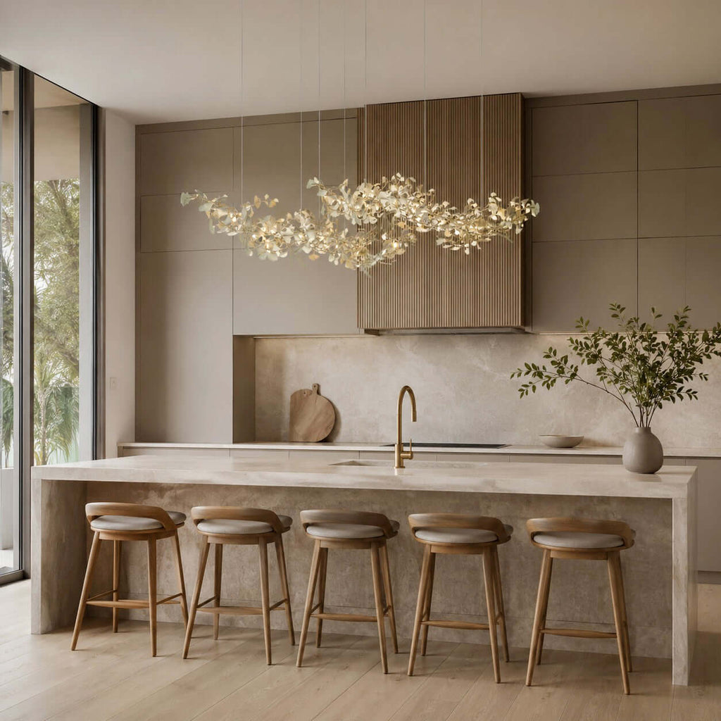 Gingko Chandelier Style H