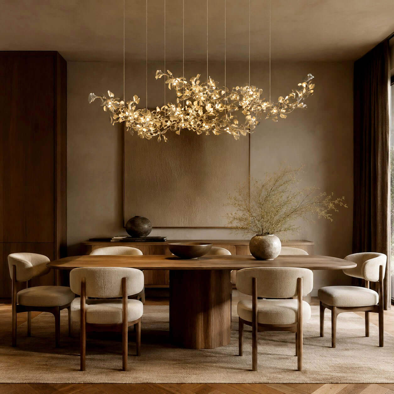 Gingko Chandelier Style H