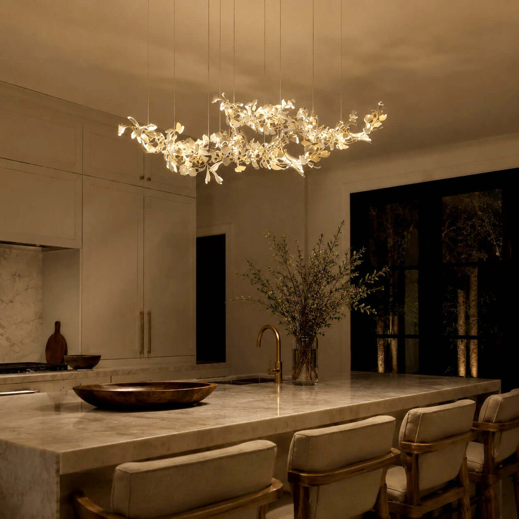 Gingko Chandelier Style H