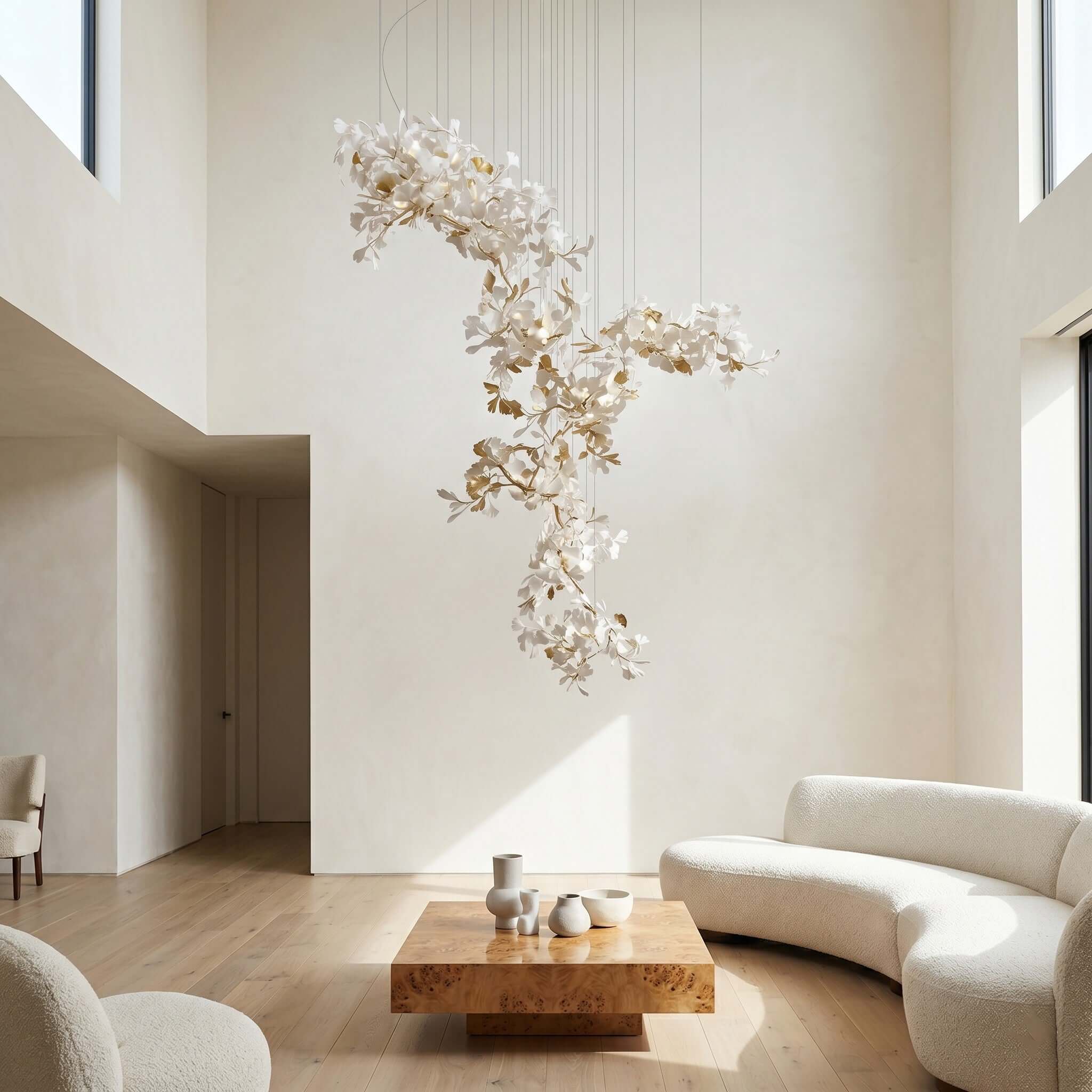 Gingko Chandelier Style M