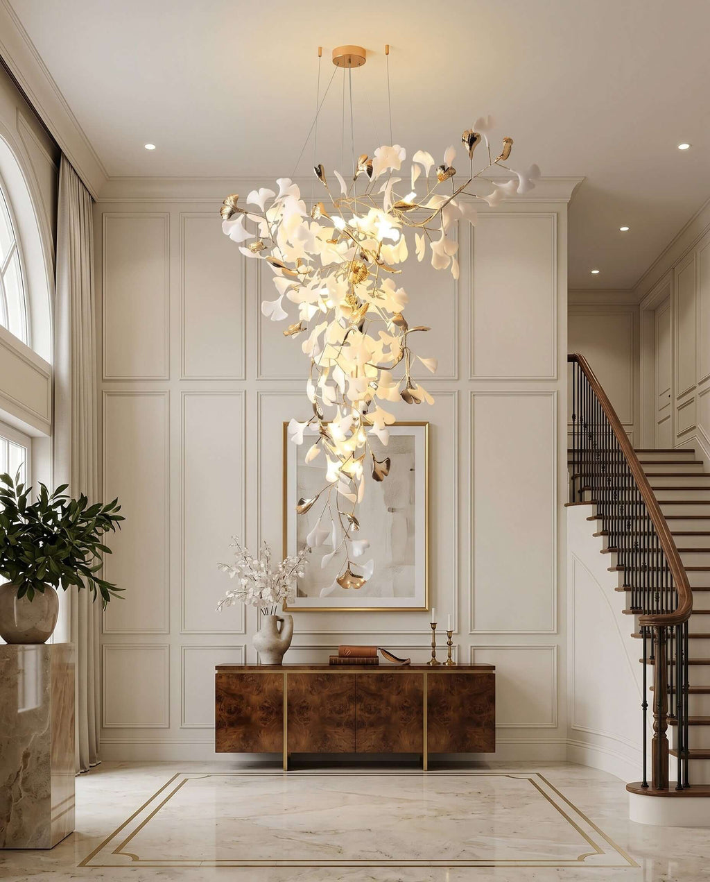 Gingko Chandelier Style M