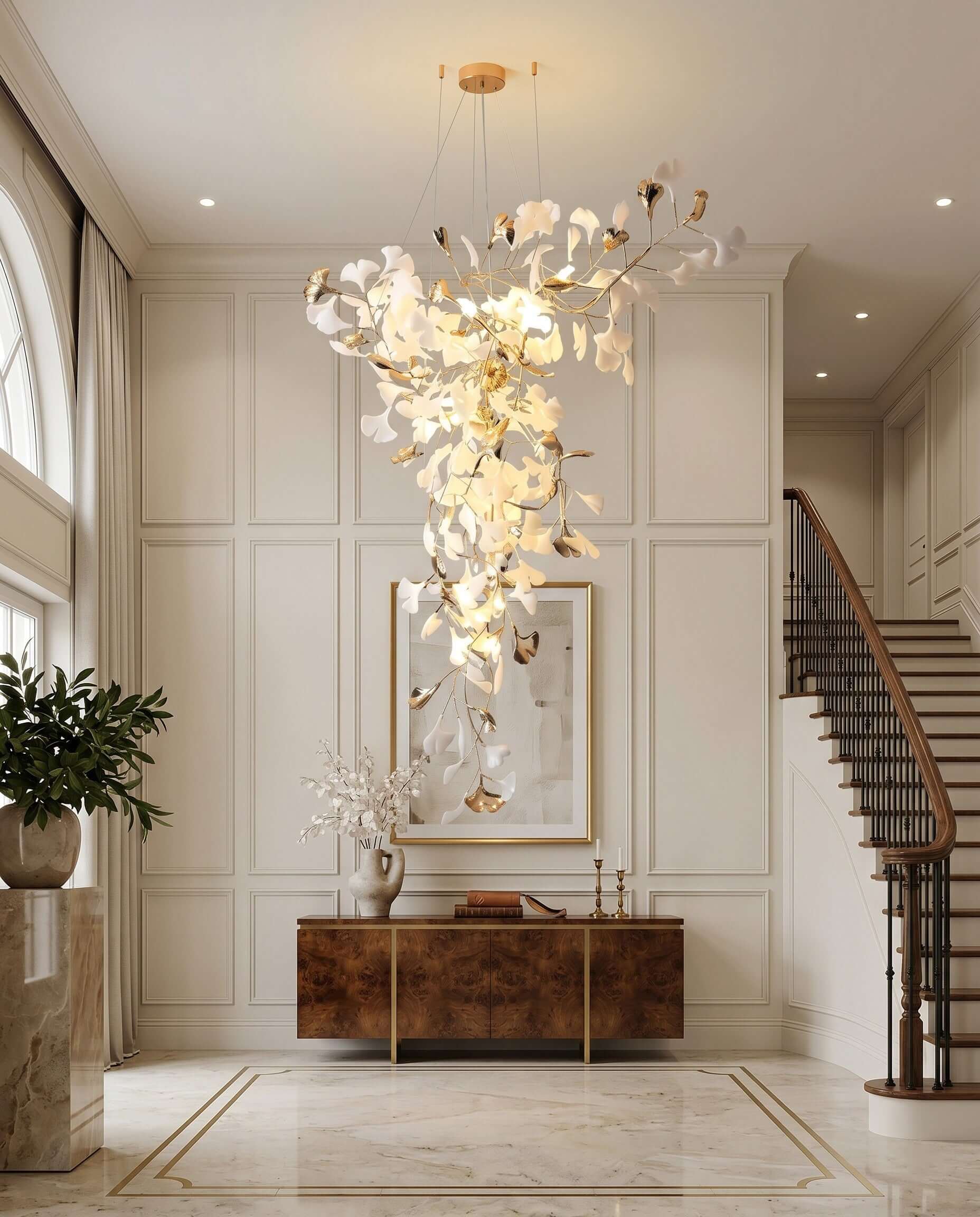Gingko Chandelier Style M