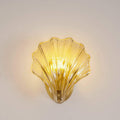 Glass Shell Wall Light