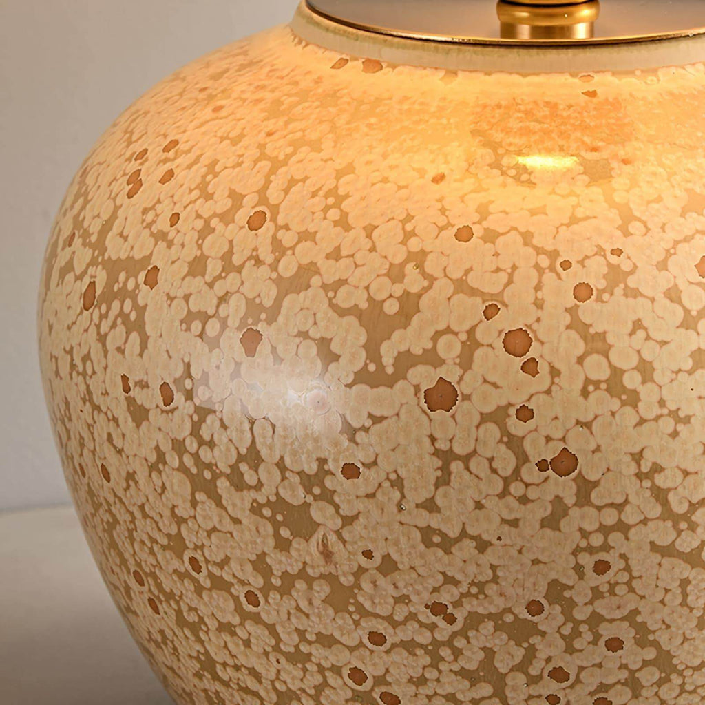 Glazed Ceramic Table Lamp