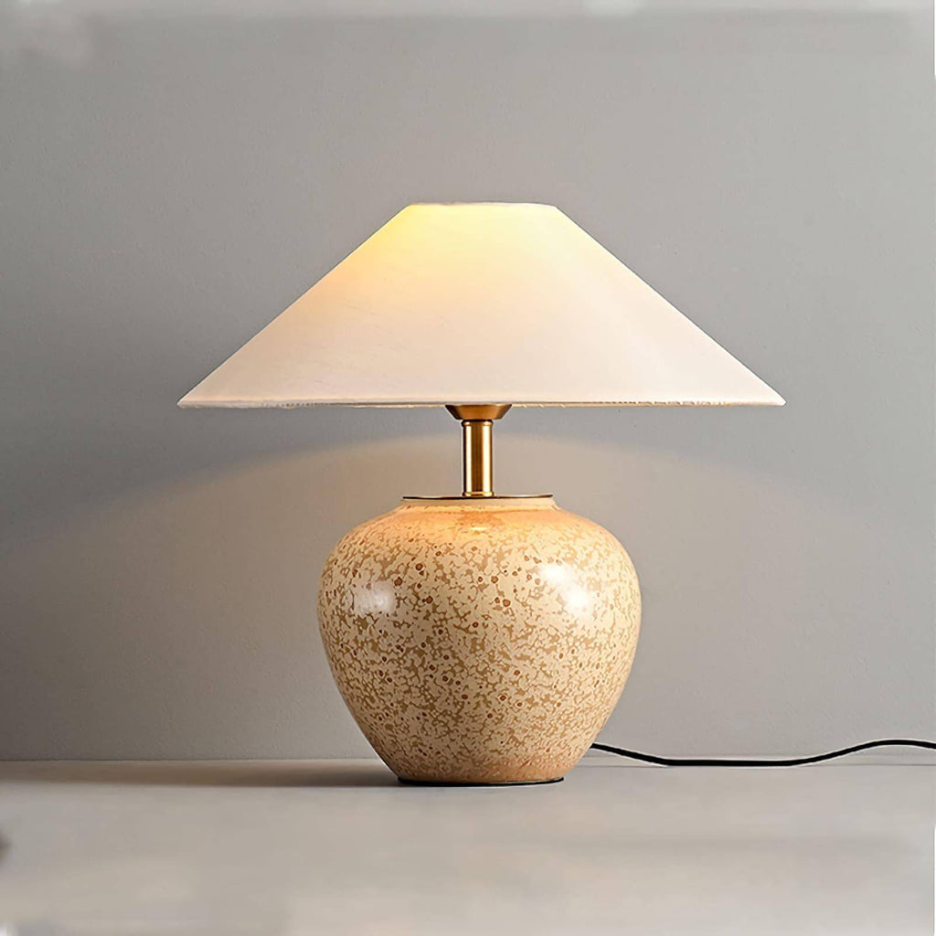 Glazed Ceramic Table Lamp