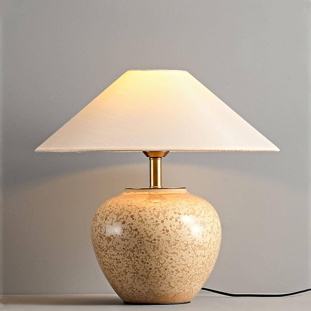 Glazed Ceramic Table Lamp