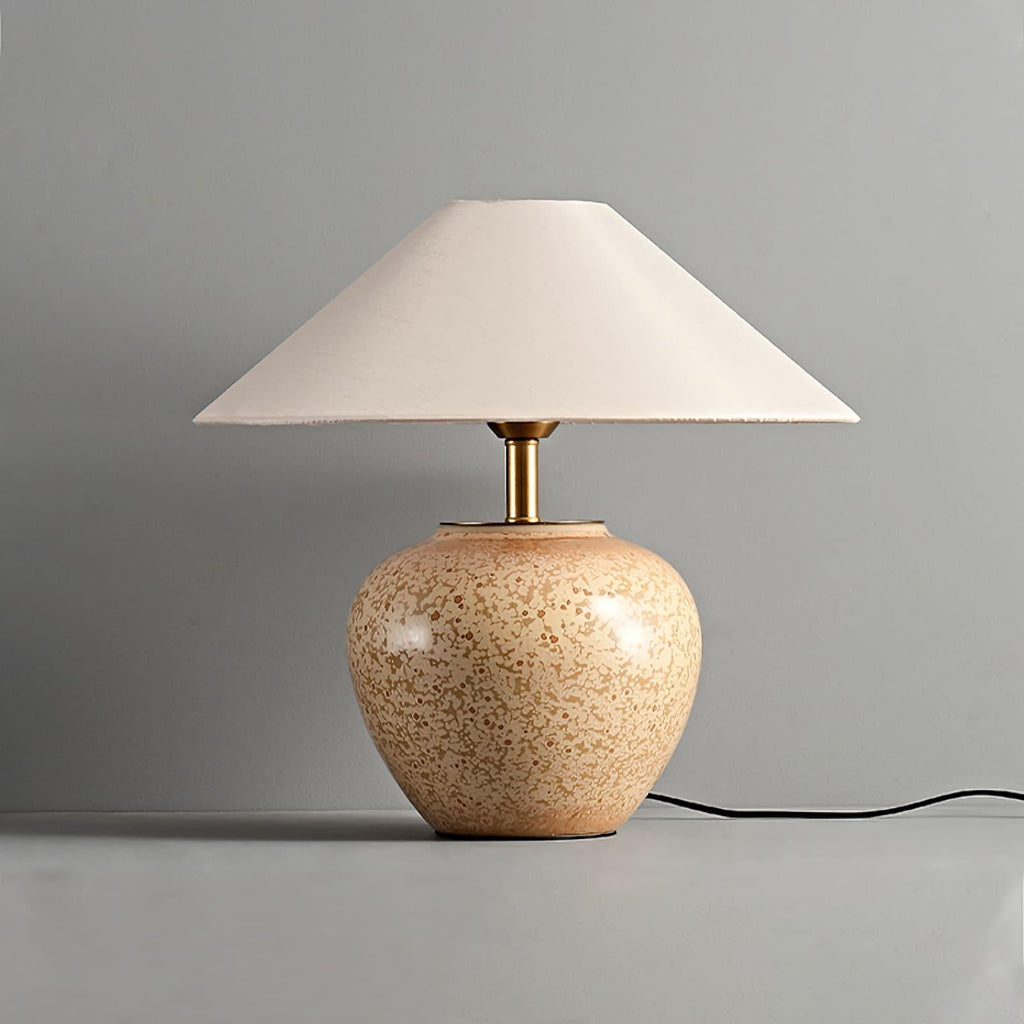 Glazed Ceramic Table Lamp