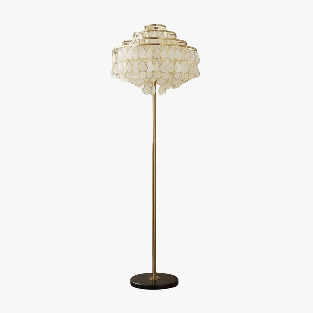 Teardrops Shell Floor Lamp