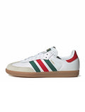 Adidas Mens Samba OG - White/Scarlet/Dark Green