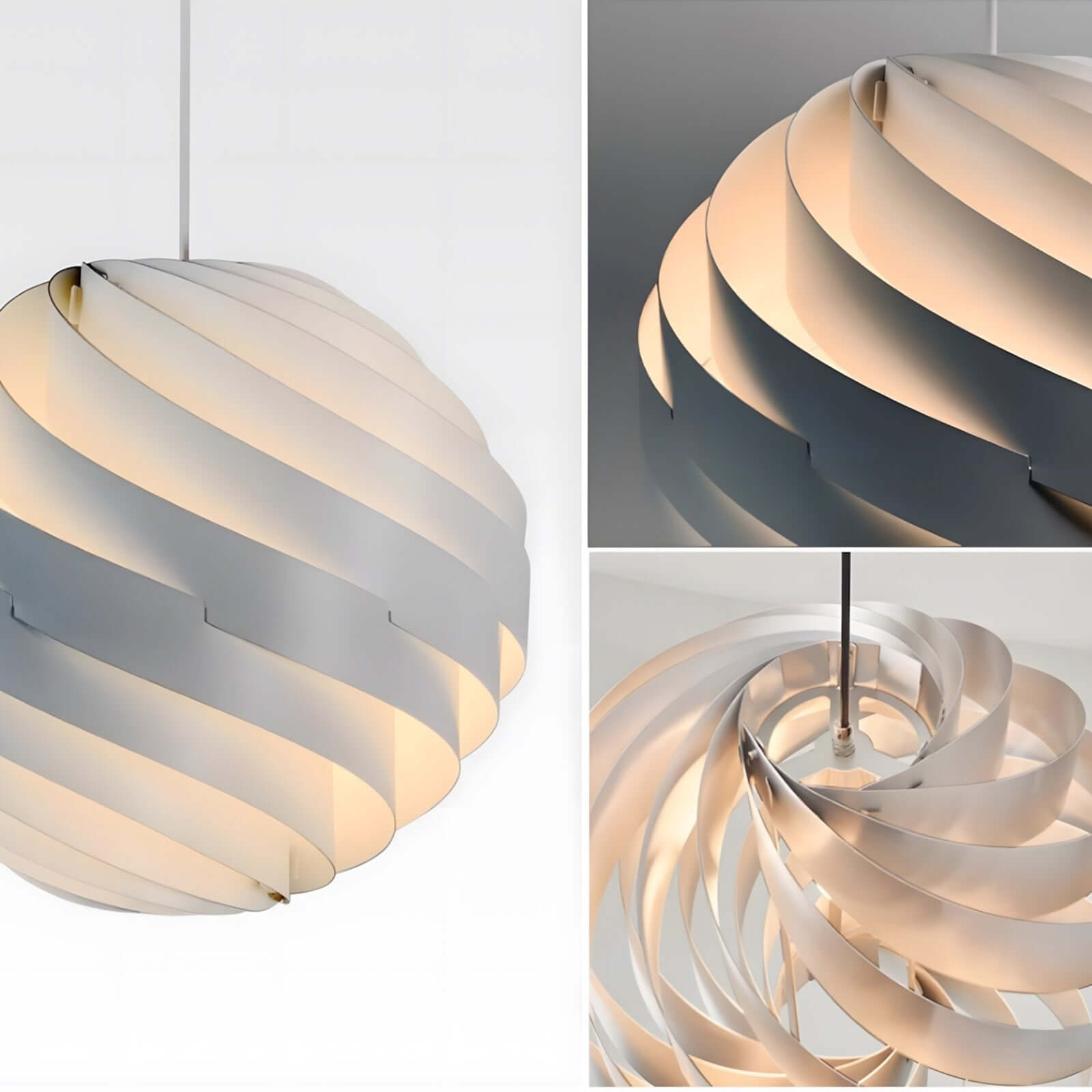 Halo Swirl Pendant Light