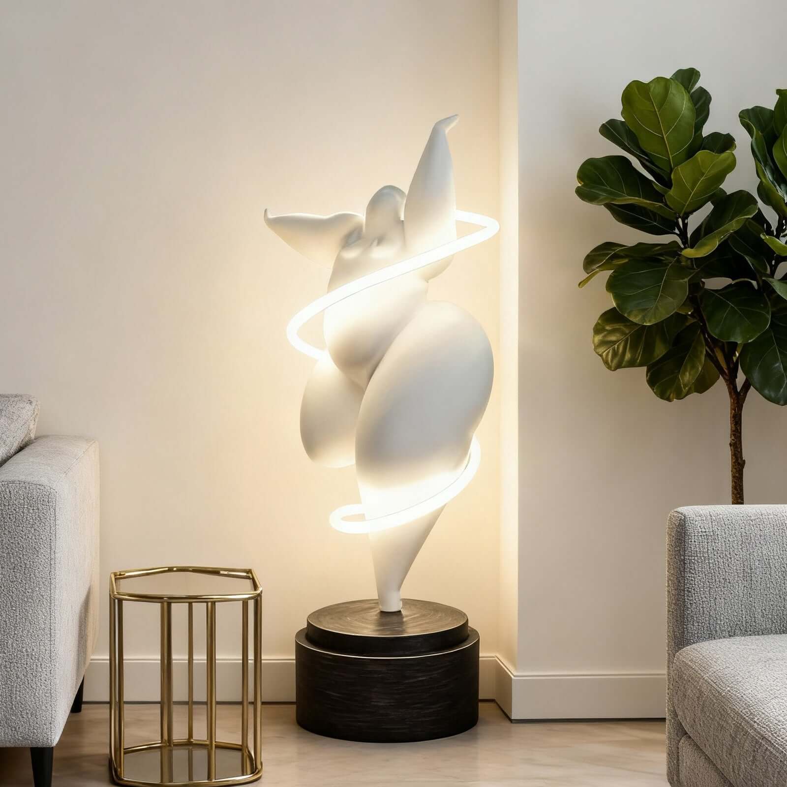Haromi Sculpture Floor Lamp