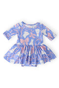 Hop, Skip & Twirl 3/4 Sleeve Twirl Bodysuit