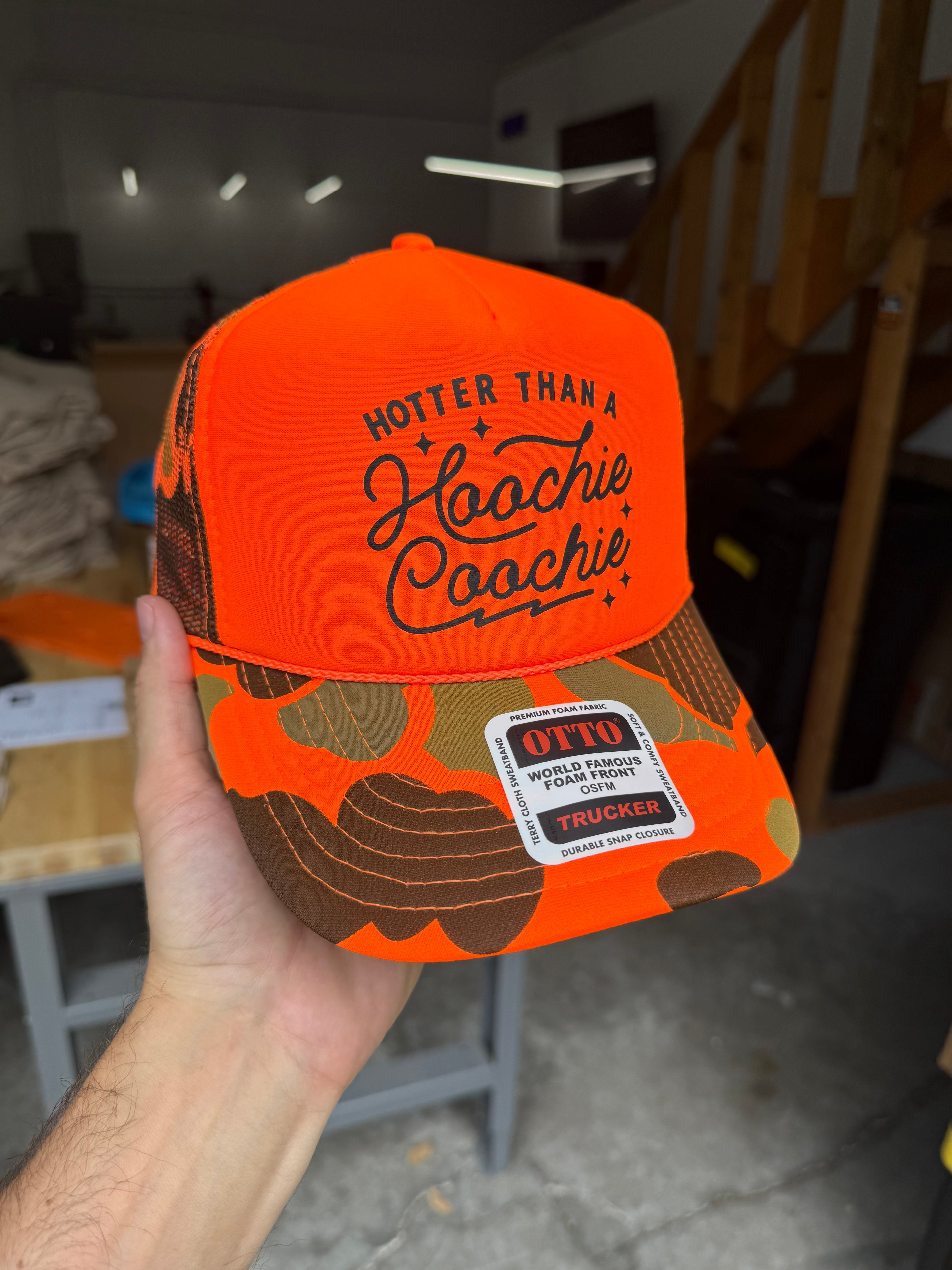Hotter Than A Hoochie Coochie Trucker Hat