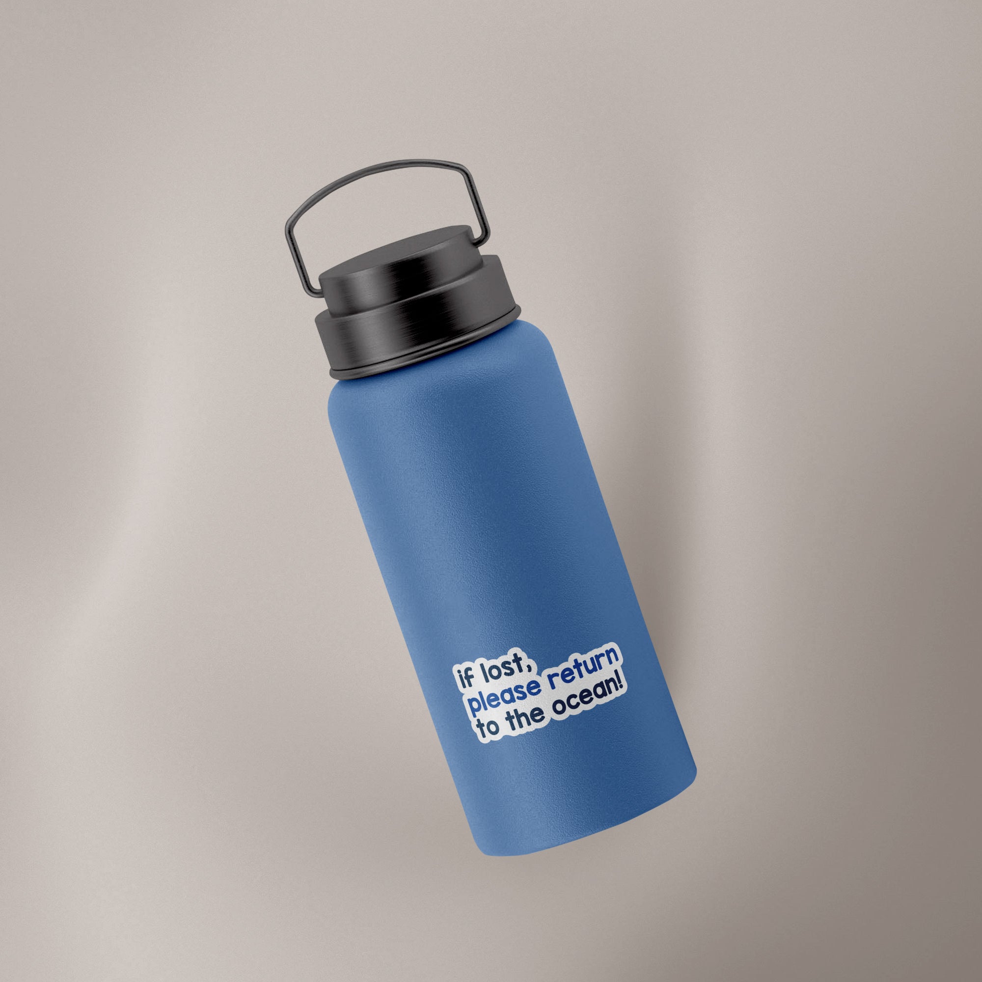 If Lost, Please Return To The Ocean (Decal)