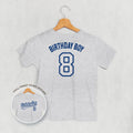 Birthday Boy Varsity #8 (Kids Back Print)