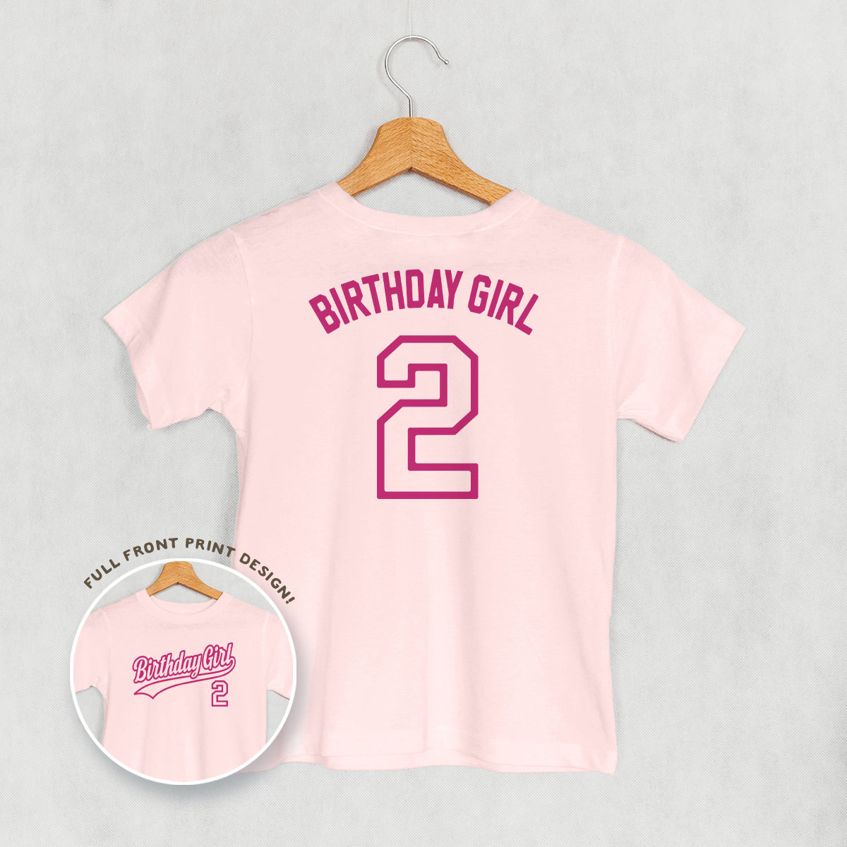 Birthday Girl Varsity #2 (Kids Back Print)