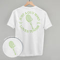 Just A Guy Who Loves Tennis (Back Print)