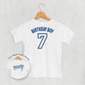 Birthday Boy Varsity #7 (Kids Back Print)
