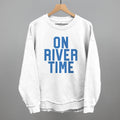 On River Time Block Letters