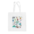 Save The Planet Doodles Tote Bag
