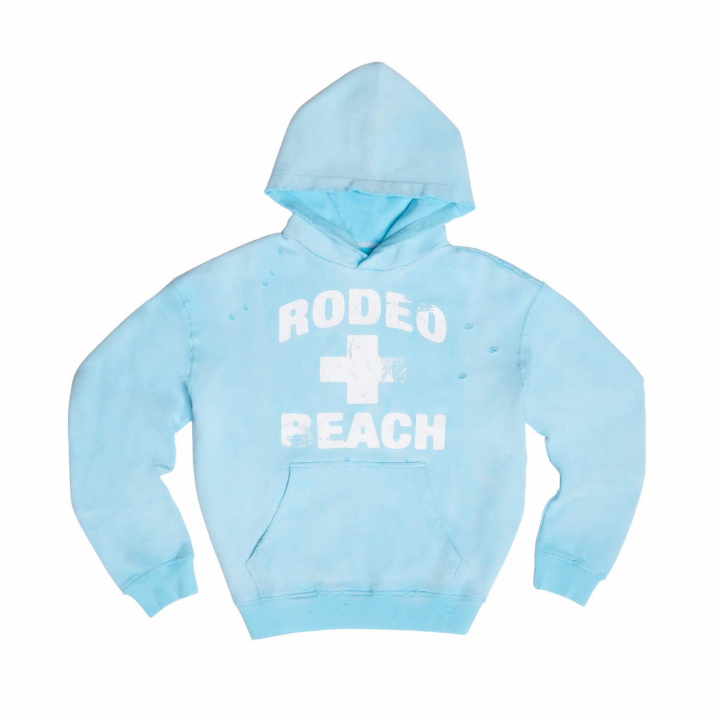 RODEO BEACH HOODIE BABY BLUE