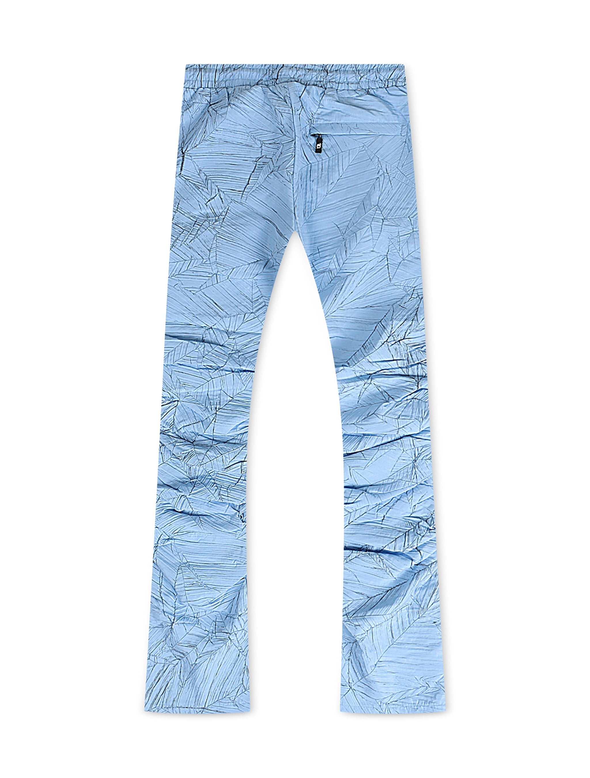 Frost Original Monico Nylon Stacked Pants- Blue